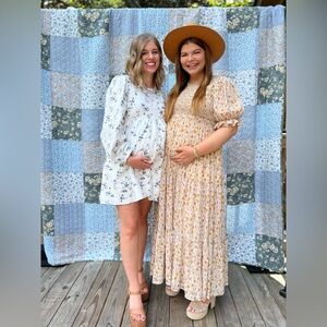 ** JessaKae Smocked Floral Maxi Dress - Size XL**